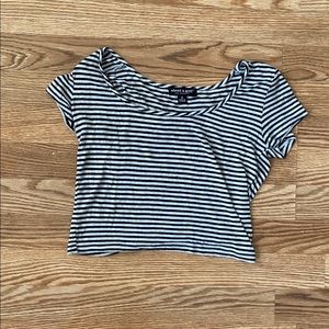 Striped Crop top